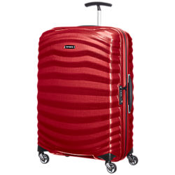 Samsonite Lite-Shock 4-Wheel 69cm Medium Suitcase Chilli Red